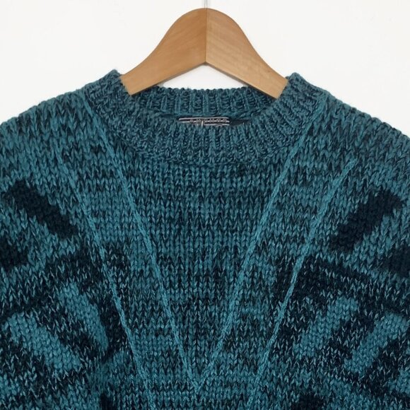 Vintage 80s 90s Chunky Knit Sweater - Picture 3 of 6